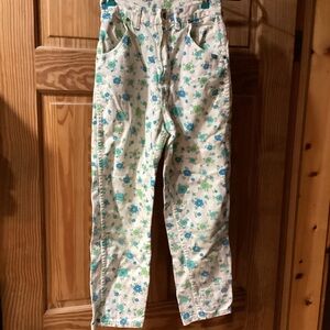 Floral Print Kids Pants
